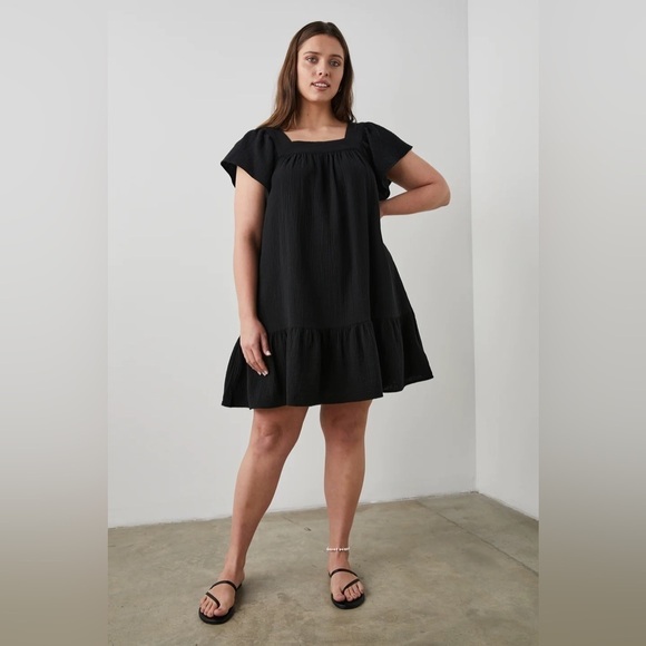 Rails Everdeen Gauzy Cotton Trapeze Dress - Size M - Picture 1 of 16